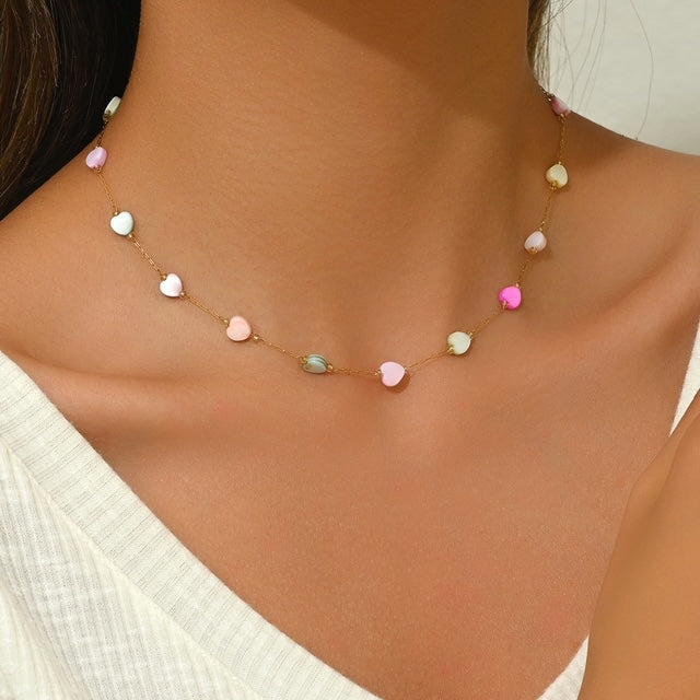 Candy Heart Shape Necklace