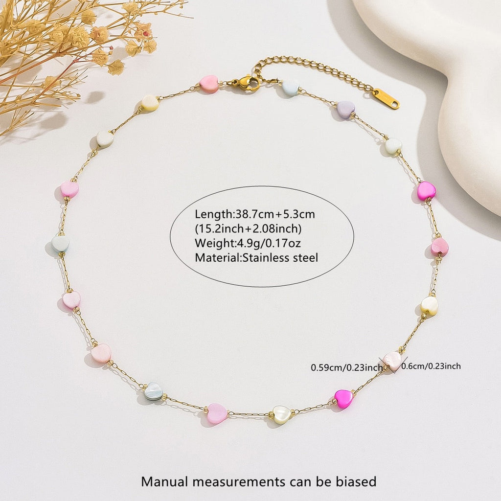 Candy Heart Shape Necklace