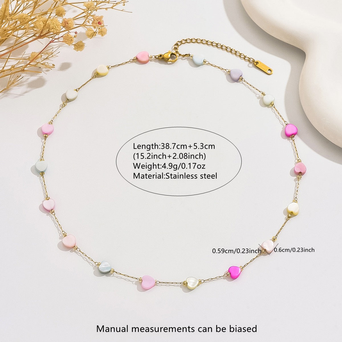 Candy Heart Shape Necklace