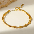 Flat Snake Chain Bracelet