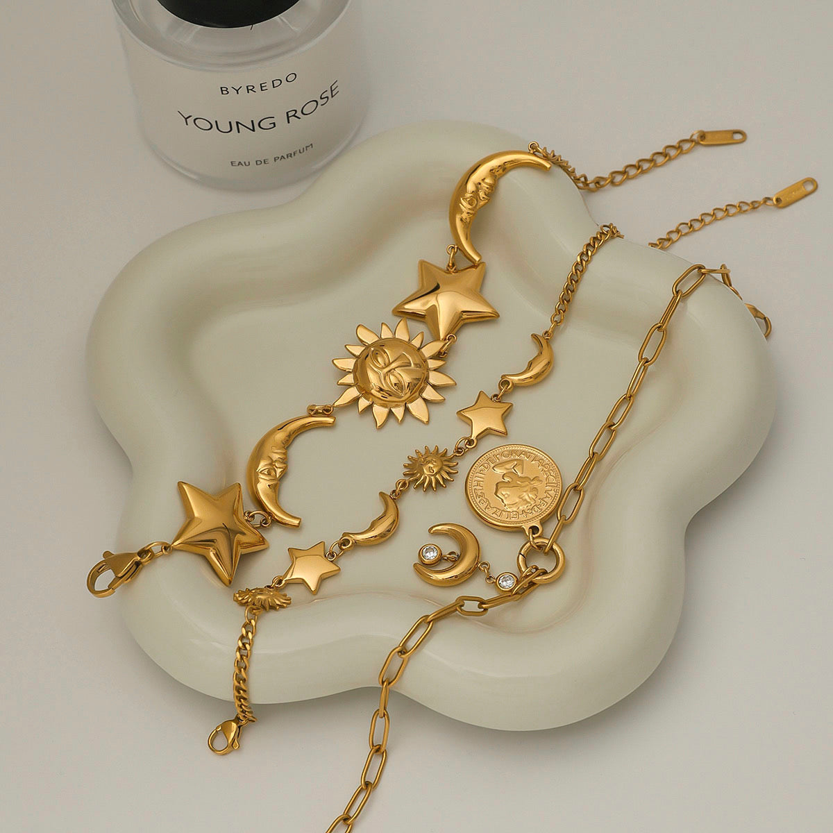 Moon Charm Bracelet