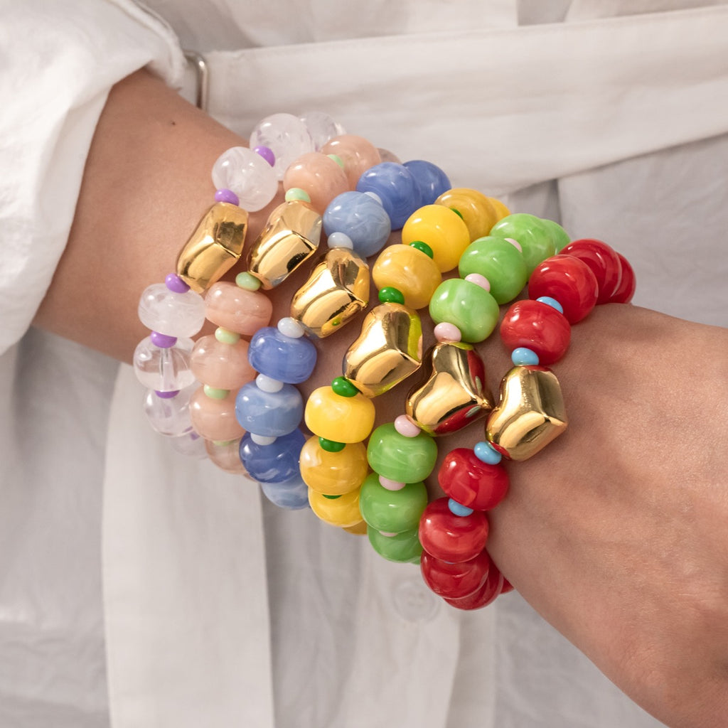 Colorful Summer Heart Bracelets