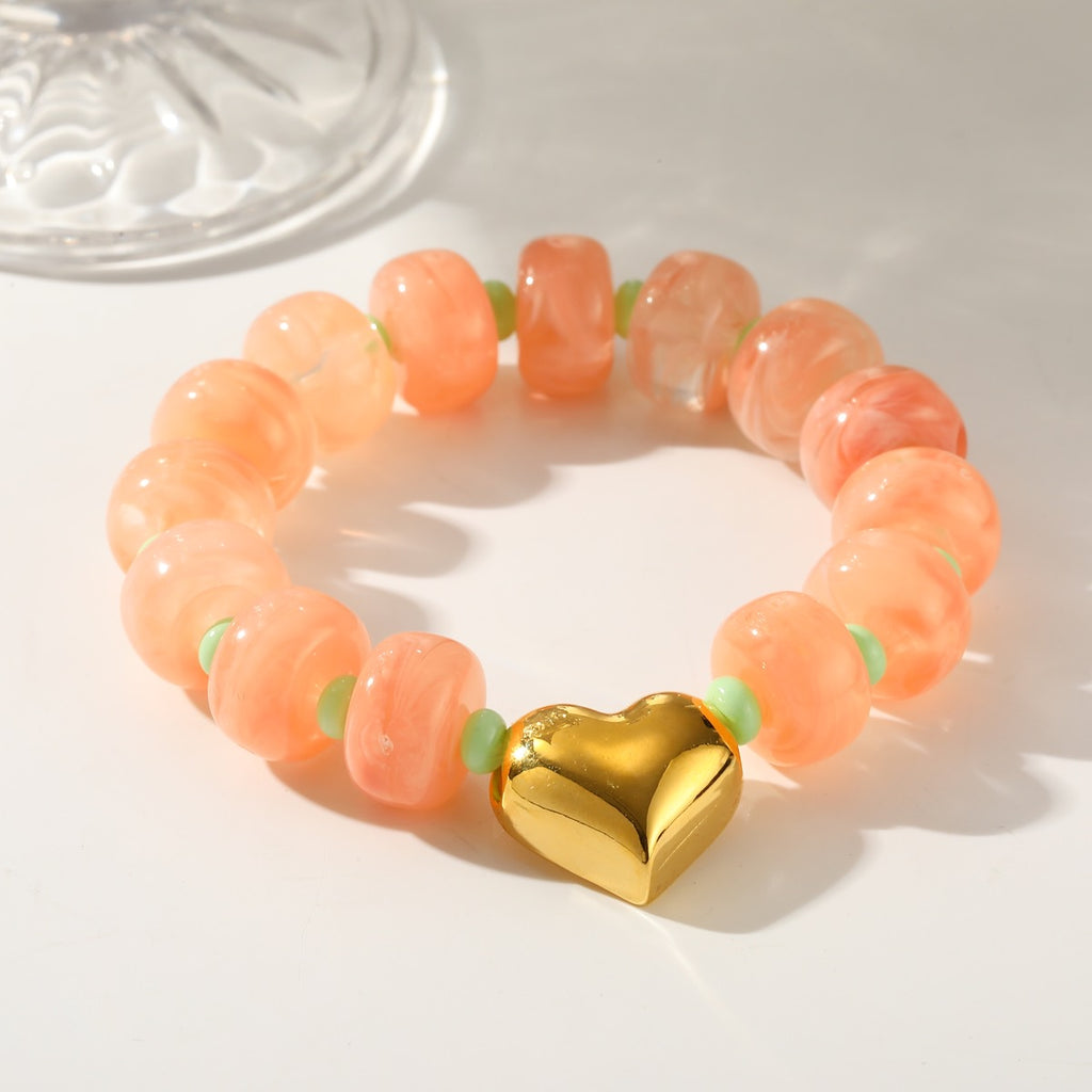 Colorful Summer Heart Bracelets
