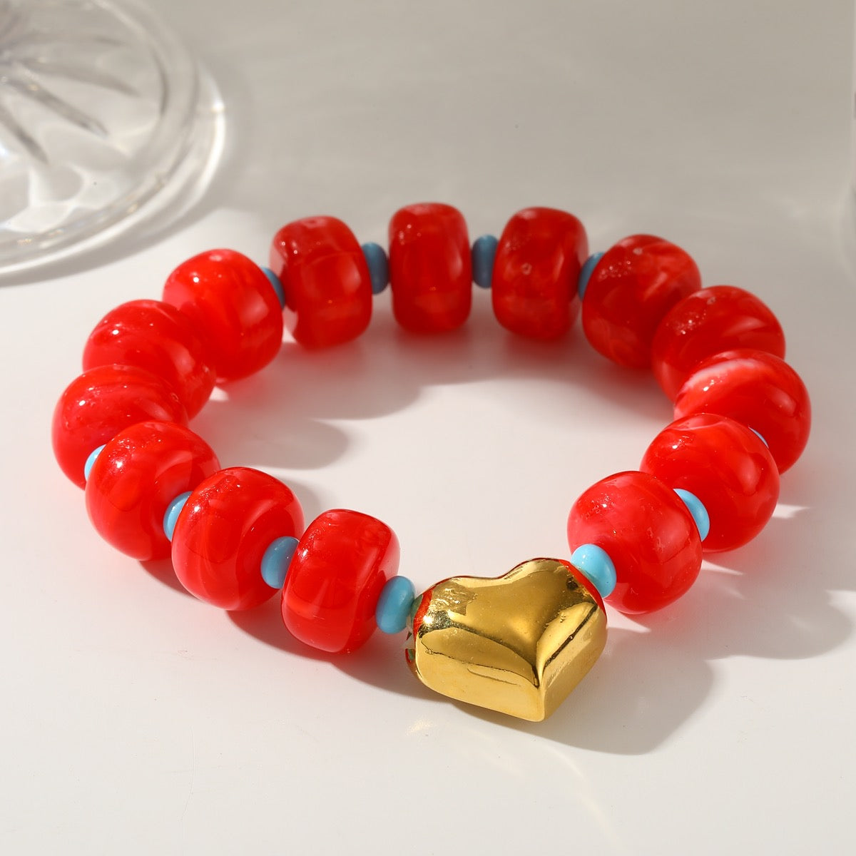 Colorful Summer Heart Bracelets