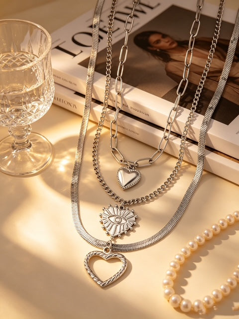 Three Layer Sun Necklace