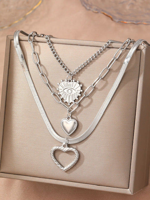 Three Layer Sun Necklace