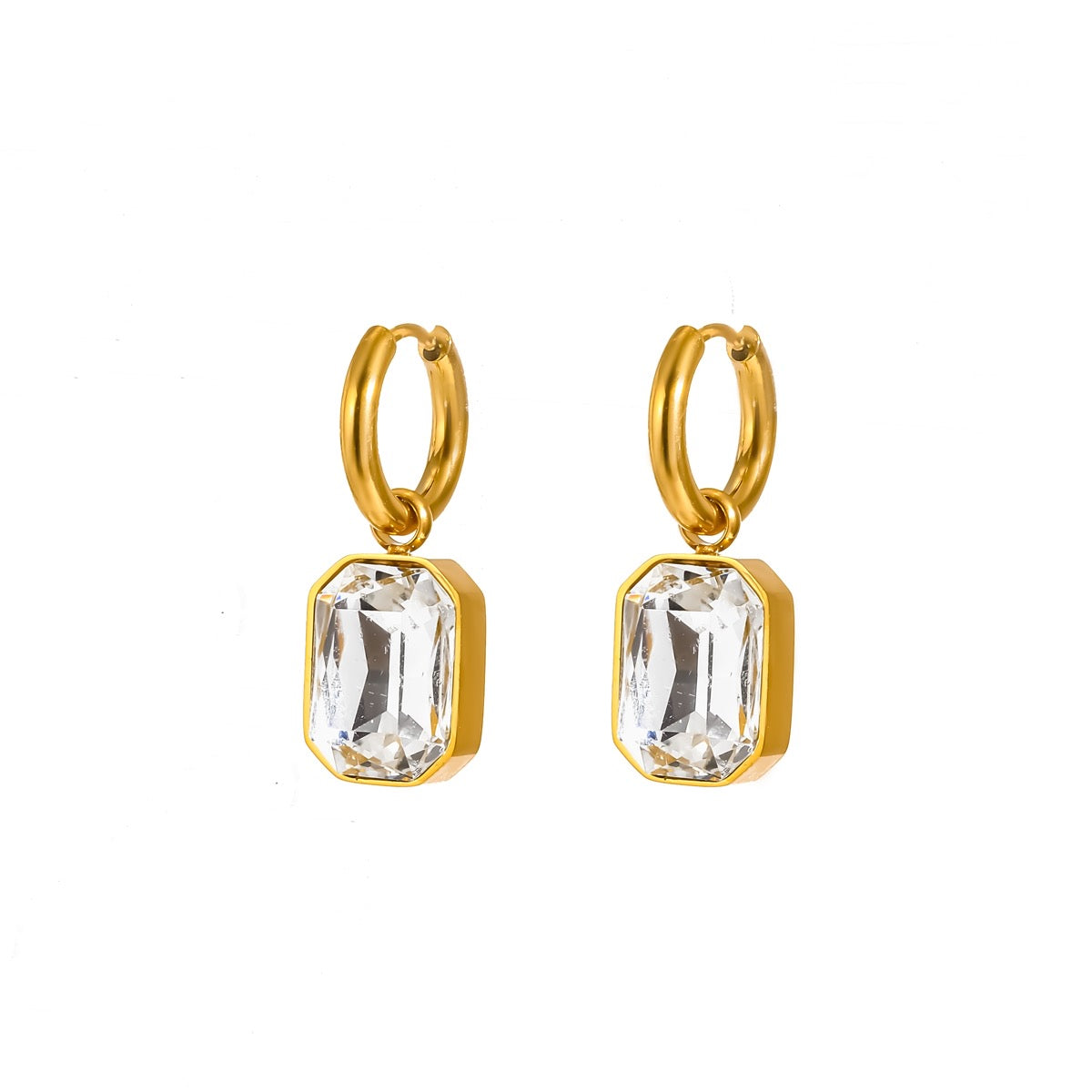 Geometric Gold Earrings