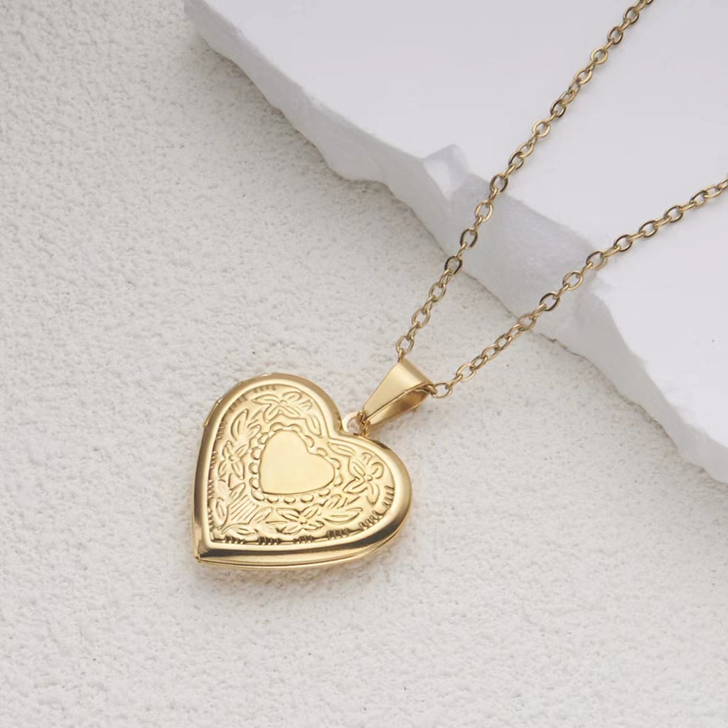 LockShape Heart Necklace