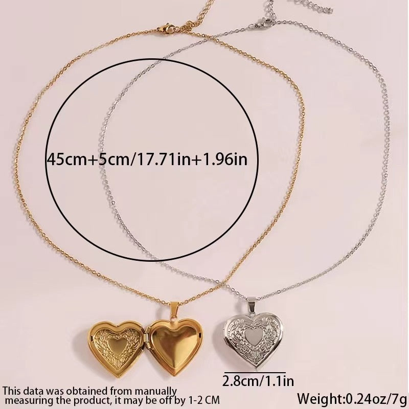 LockShape Heart Necklace