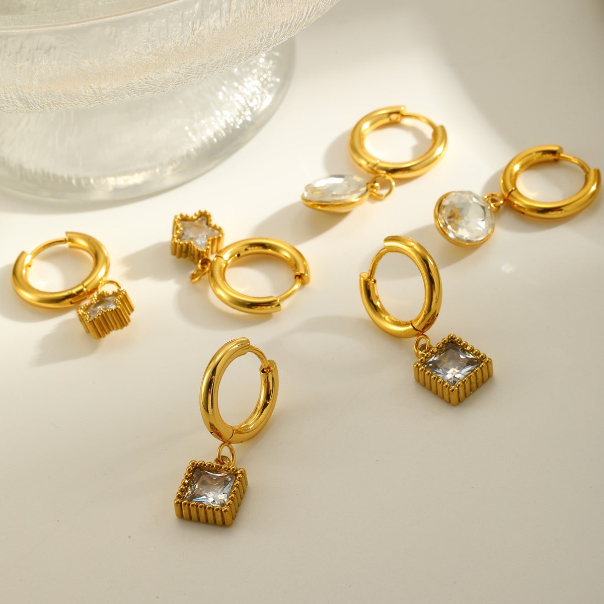 Star Drop Earrings